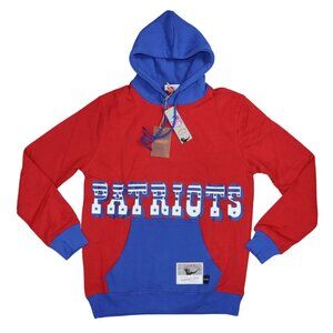 Mitchell & Ness New England Patriots NFL Throwbacks Hoodie Men's Sweatshirt NWT